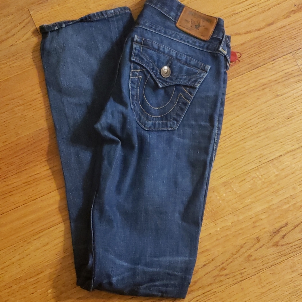 True Religion women blue jeans.